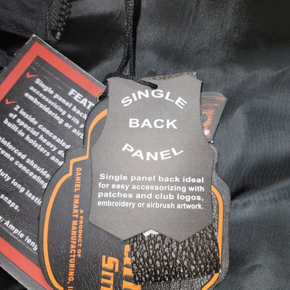 DS Daniel Smart Leather Vest Black Sz XXL - Picture 11 of 14